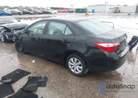 2016 Toyota Corolla Le from USA, damaged, VIN 5YFBURHEXGP482980
